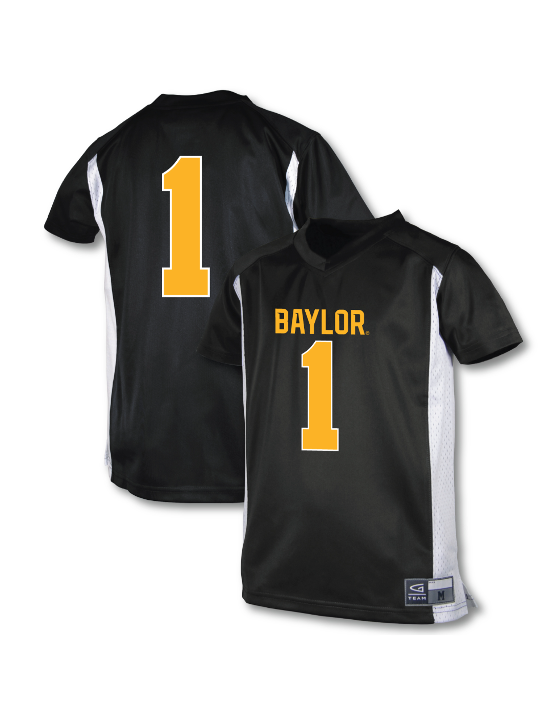 baylor gear Baylor Bears Youth Boys' Football Jersey Black / Medium (Ages: 7-8)