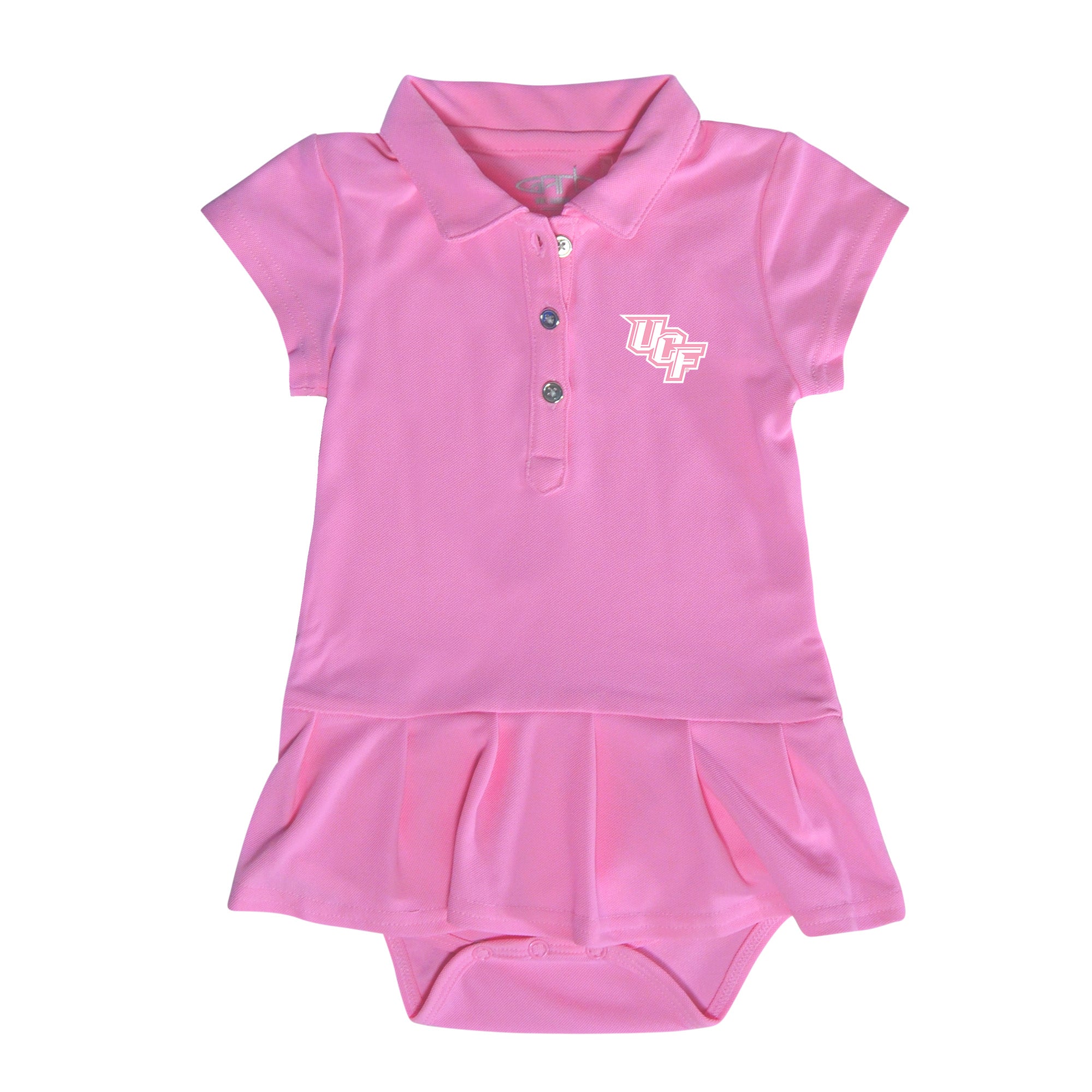 chinese dress ladies Girls Infant Garb Pink UCF Knights Caroline Cap Sleeve Polo Dress