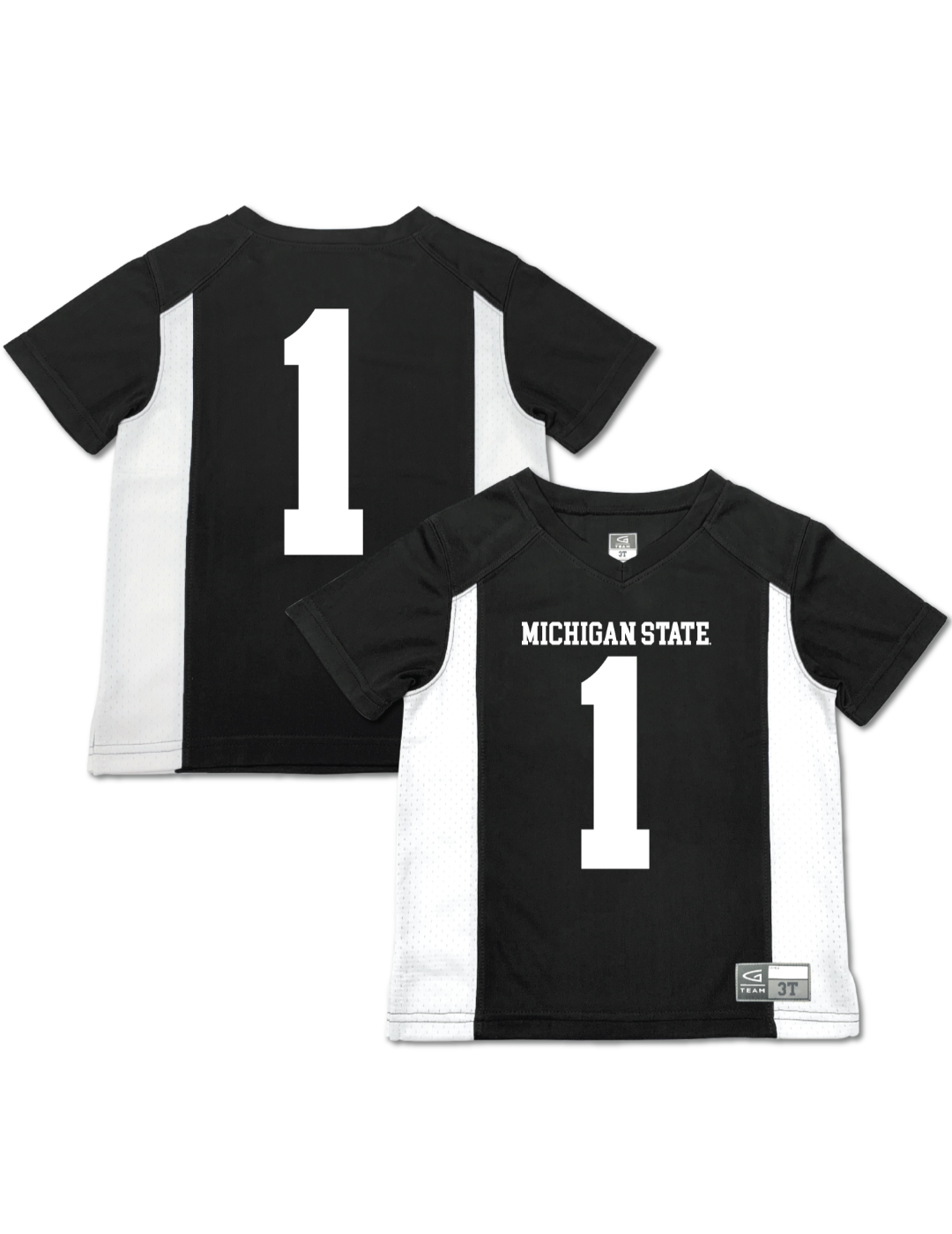 Toddler Garb #1 Black Michigan State Spartans Football Jersey Size: 5T