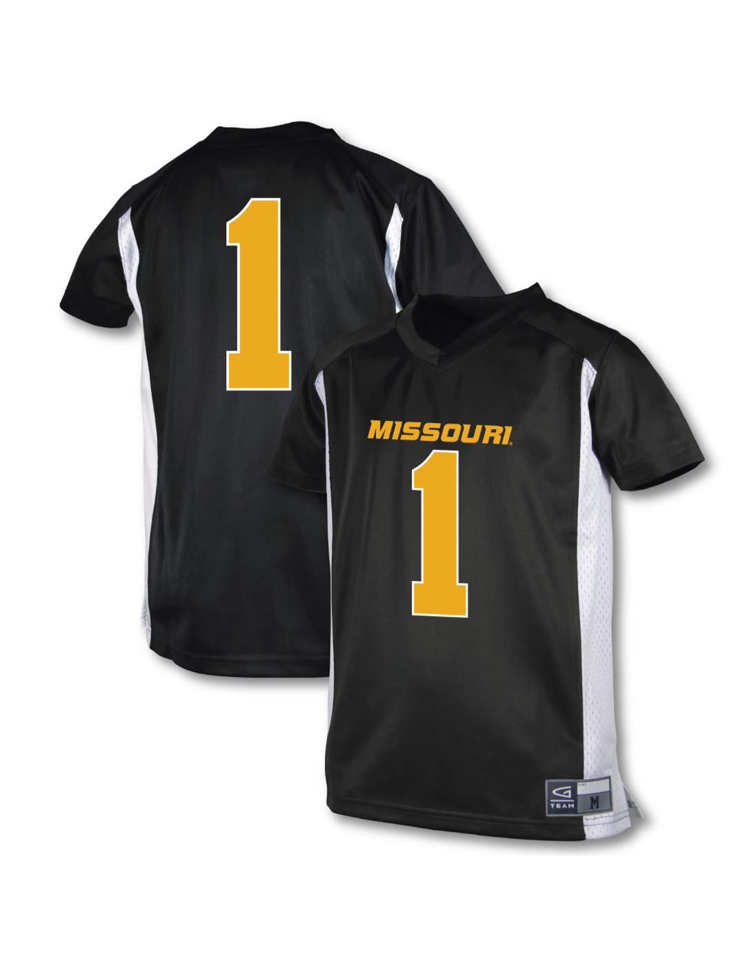 Youth Garb #1 Black Missouri Tigers Football Jersey Size: Large