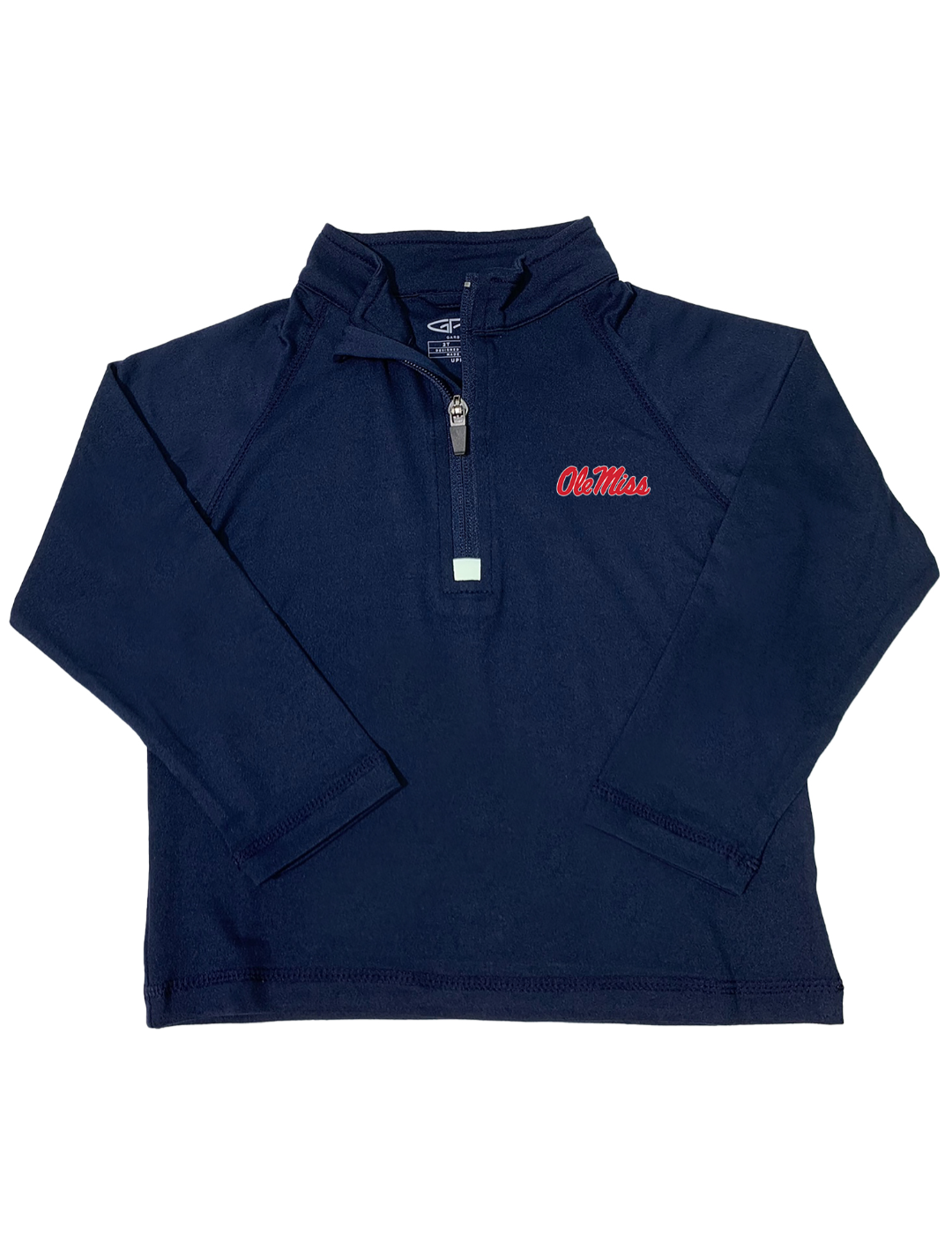 ole miss gear Toddler Garb Navy Ole Miss Rebels Matthew Raglan Quarter-Zip Top