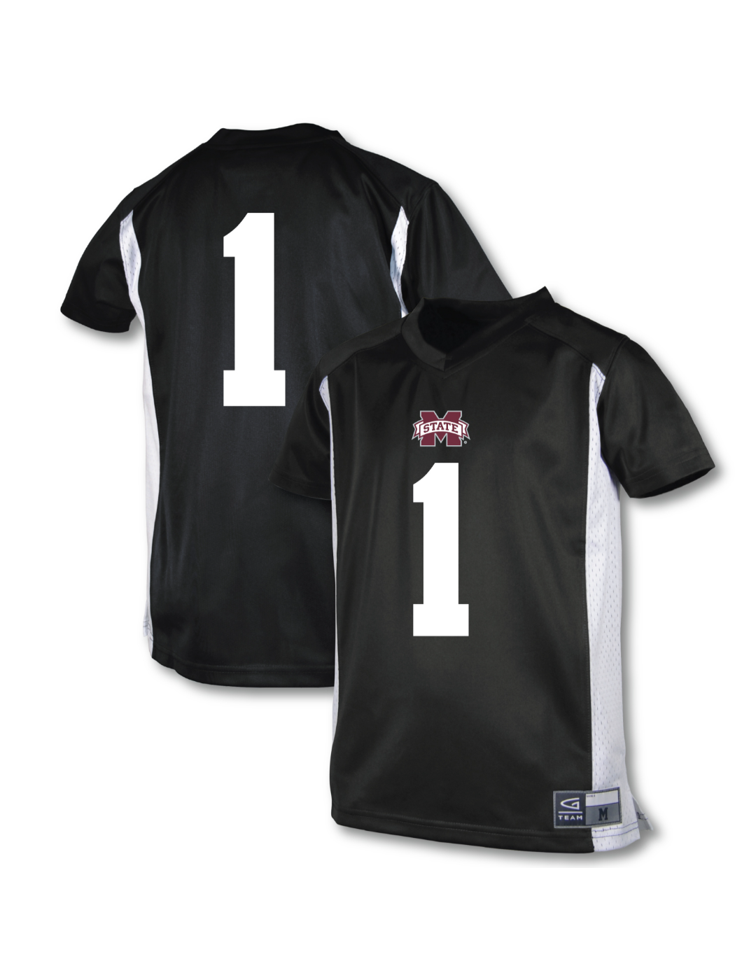 mississippi state gear Youth Garb #1 Black Mississippi State Bulldogs Football Jersey Size: Large