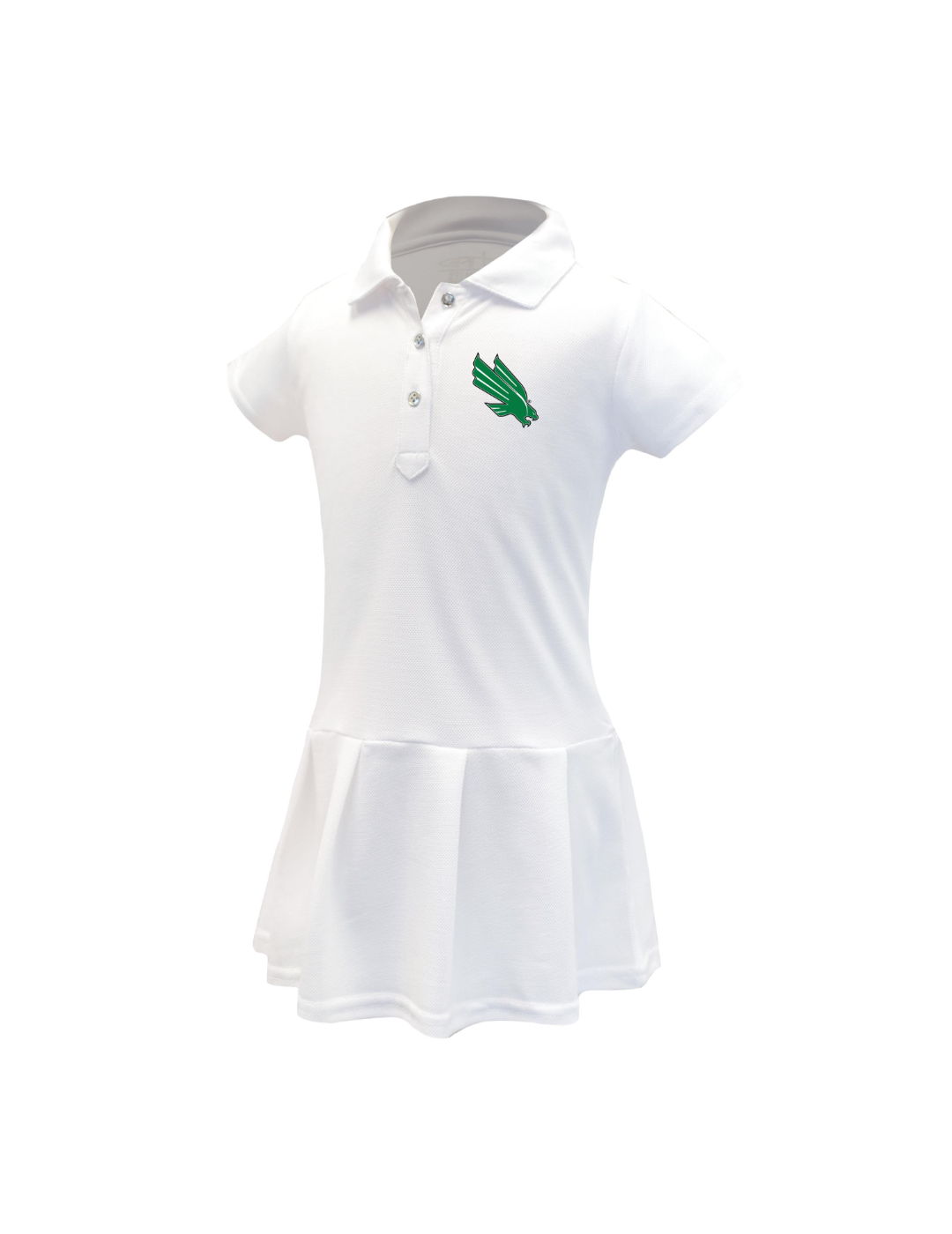 North Texas Mean Green Toddler Girls Pink Caroline Short Sleeve Dress, Pink, Size 3T North Texas Mean Green Toddler Girls Pink Caroline Short Sleeve Dress, Pink, Size 3T