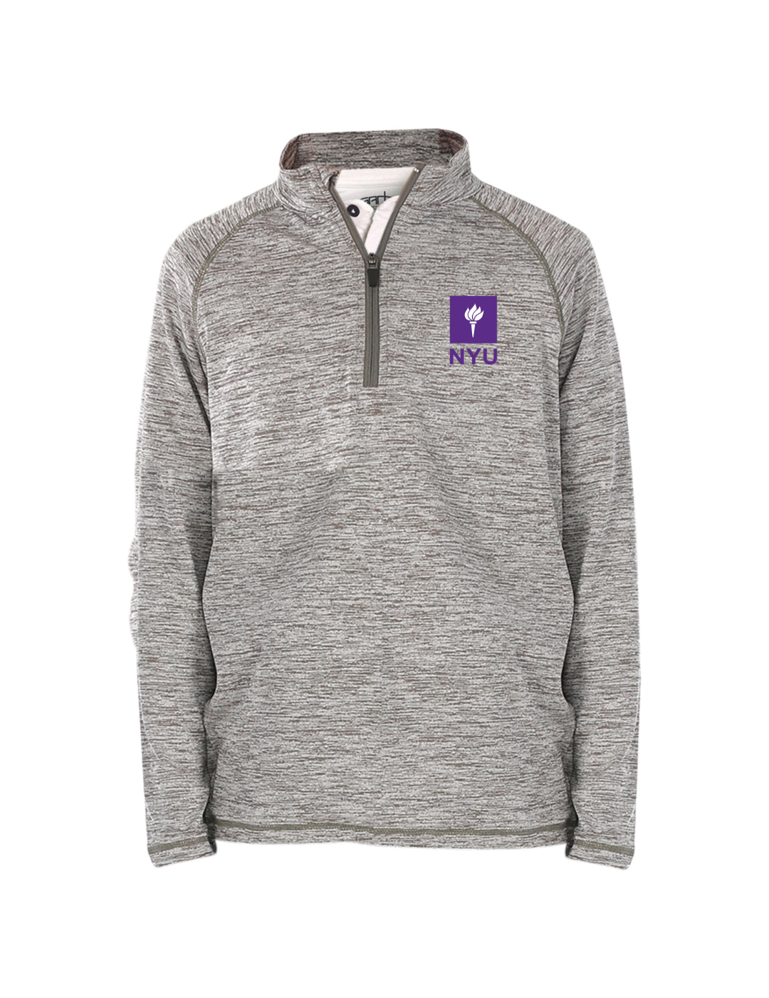 Toddler Garb Gray NYU Violets Matthew Quarter-Zip Pullover Top