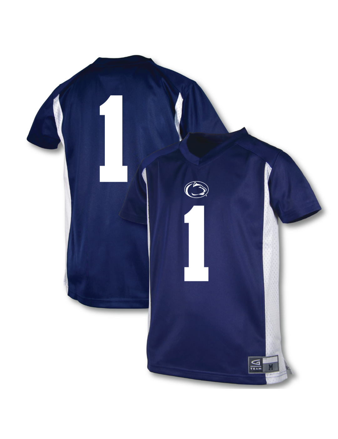 Officially Licensed Pennsylvania State Nittany Lions Youth Boys Football Jersey Lightweight Breathable Comfortable Fit Garb