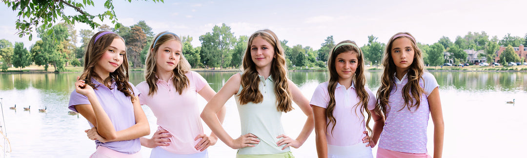 St. Tropez Golf Collection Girls' Youth Polos