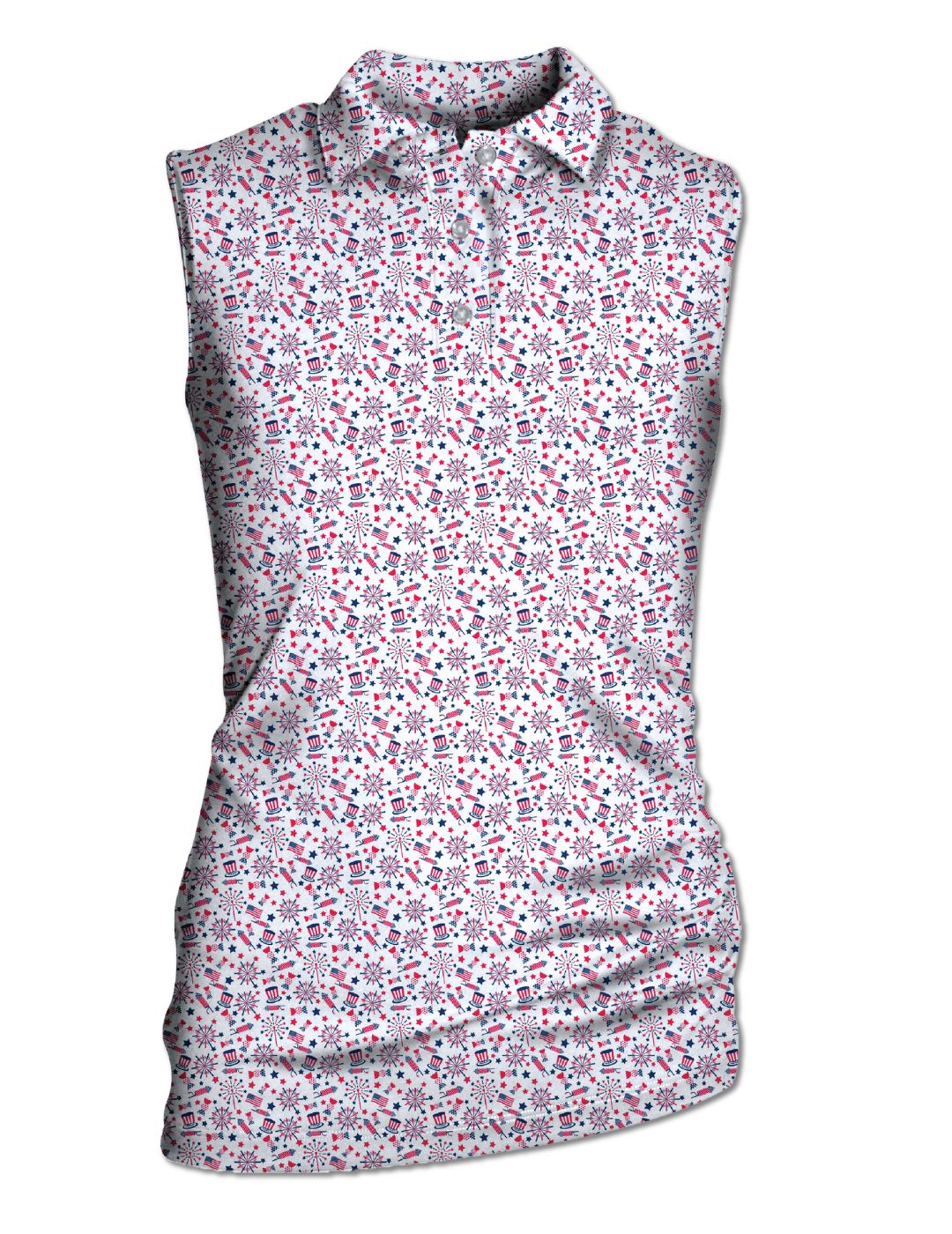 Limited Edition Uncle Sam Sleeveless Youth Girls' Polo