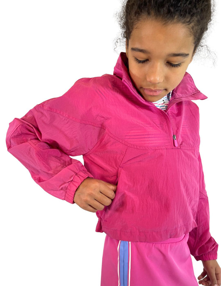 Capri Youth Girls' Pullover Anorak Rain Jacket