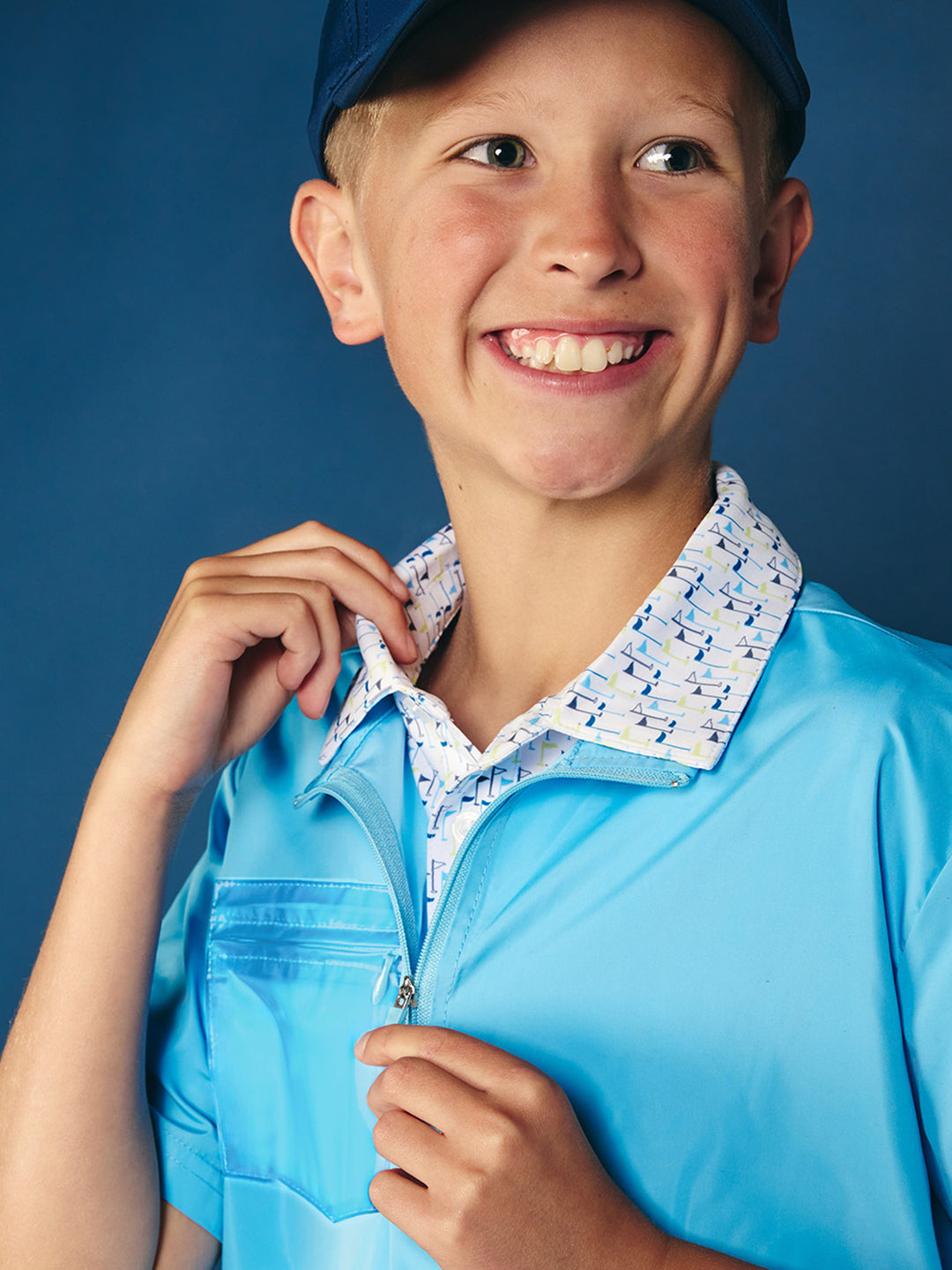 Brooks Youth Boys' Short Sleeve Rain Layer