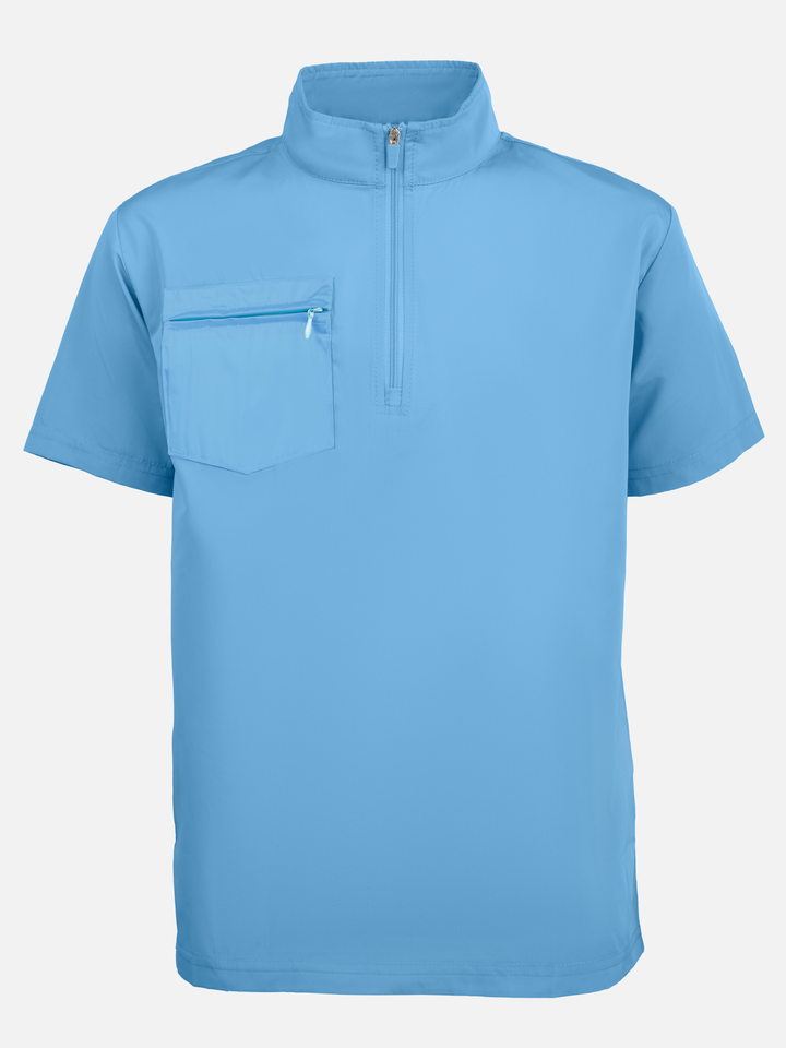 Brooks Youth Boys' Short Sleeve Rain Layer