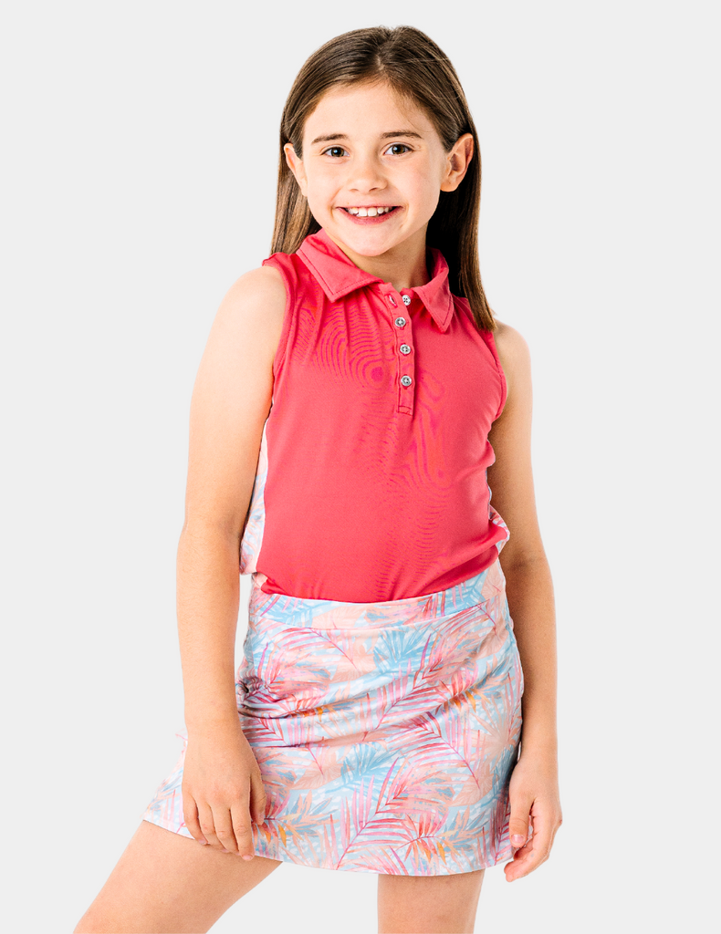 Daphne Toddler Girls Skort Adorable Playful Skirts with Shorts