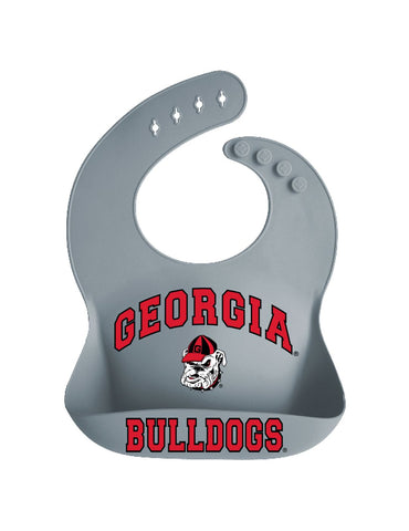 Georgia Bulldogs Silicone Infant Bib