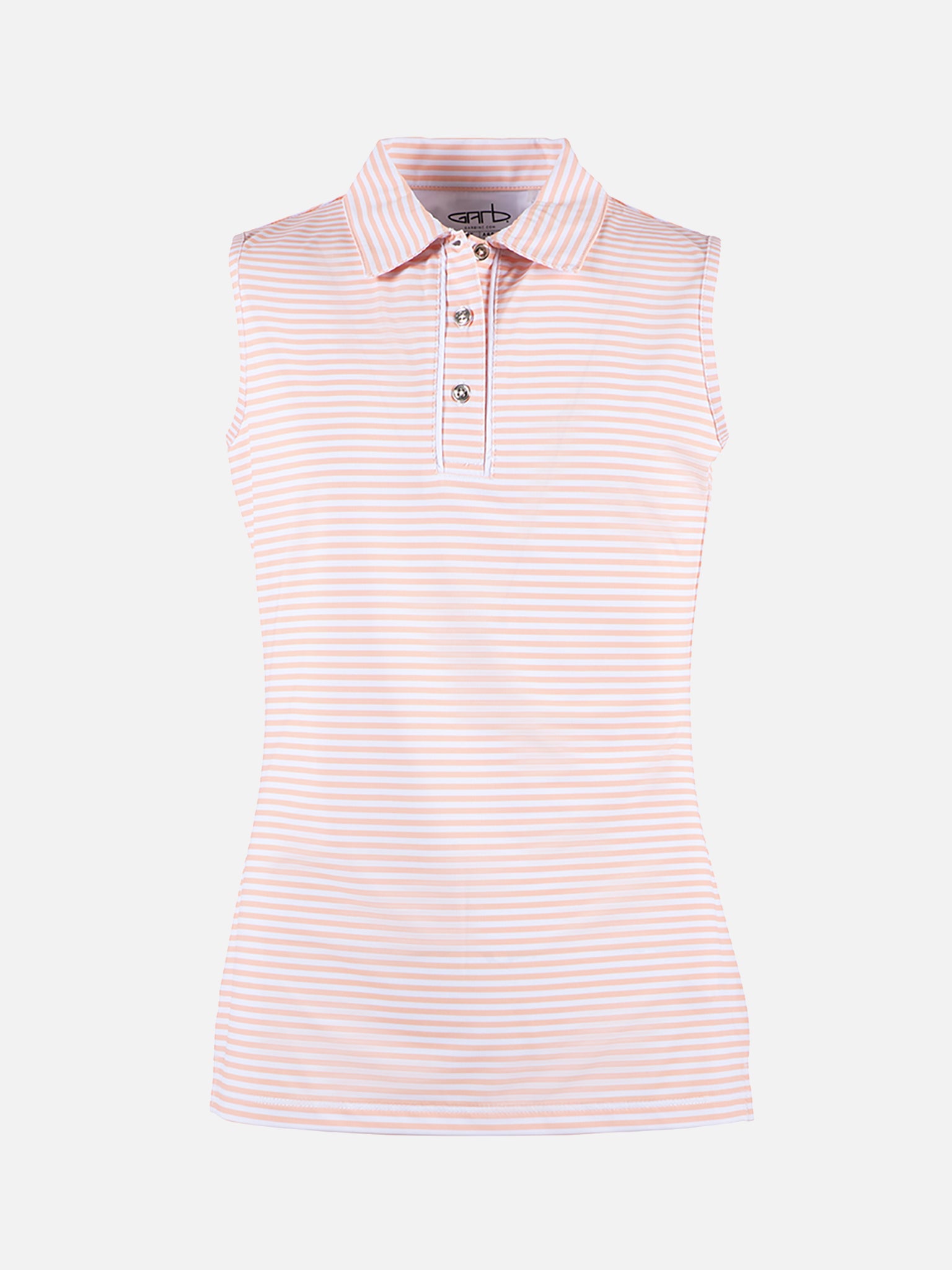 Shop Stylish Sublimated Striped Sleeveless Polo – Garb
