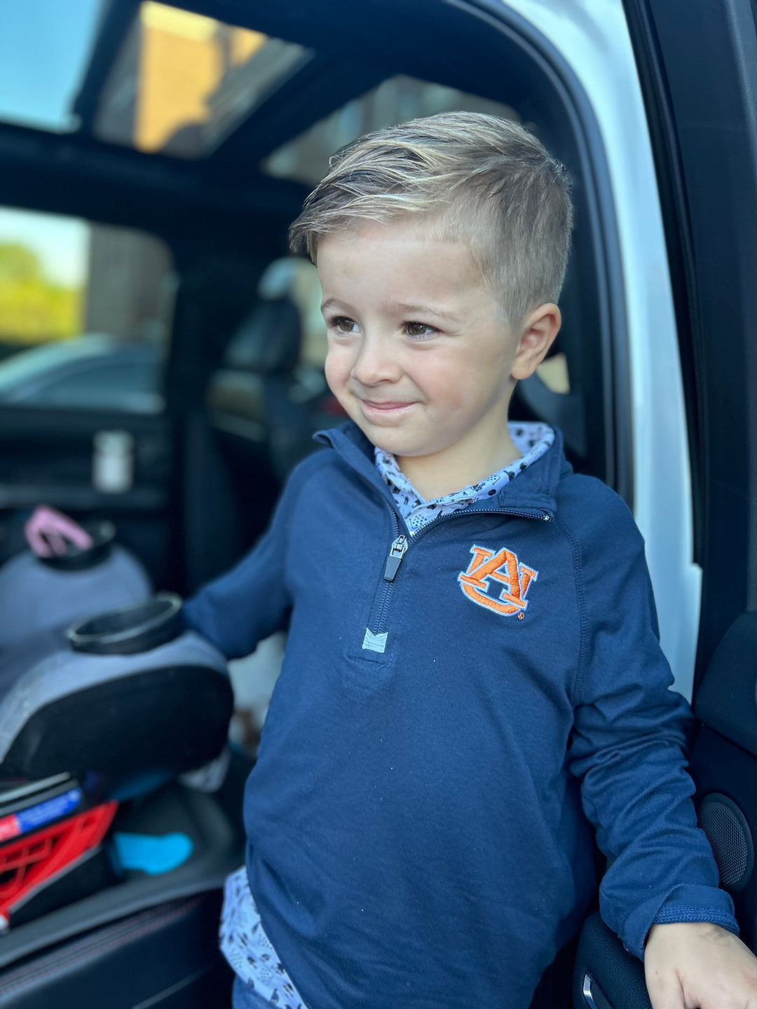 Auburn Tigers Toddler Boys' 1/4-Zip Pullover