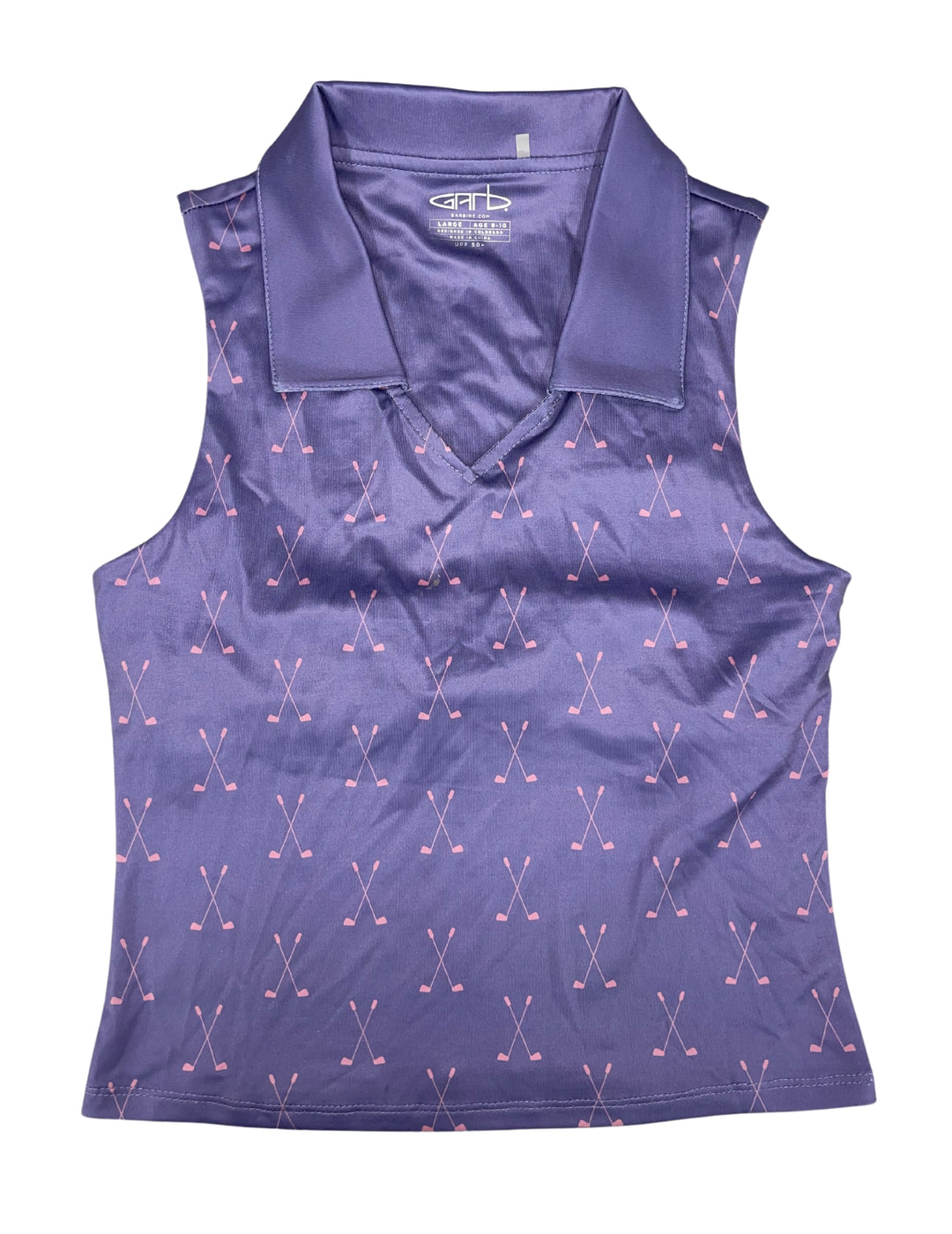 Leyton Youth Girls' Sleeveless Polo