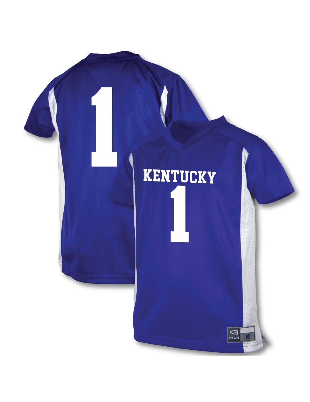kentucky wildcats gear Youth Garb #1 Royal Kentucky Wildcats Football Jersey Size: Large