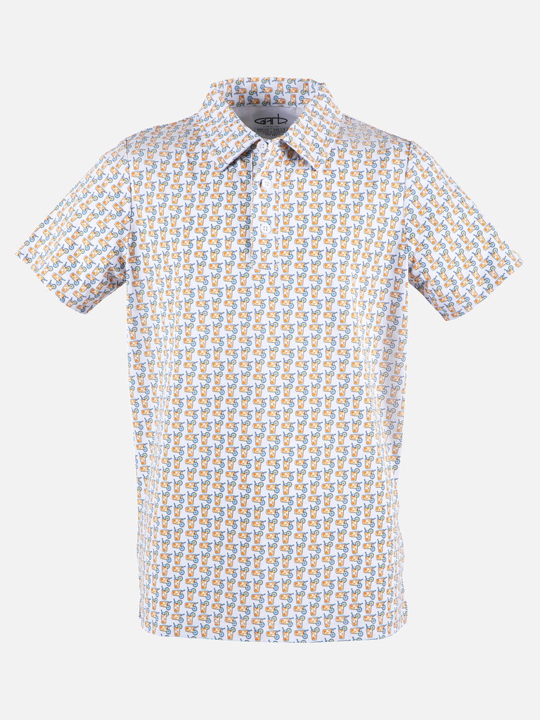 Arnold Youth Boys' Arnold Palmer Print Performance Polo – Garb