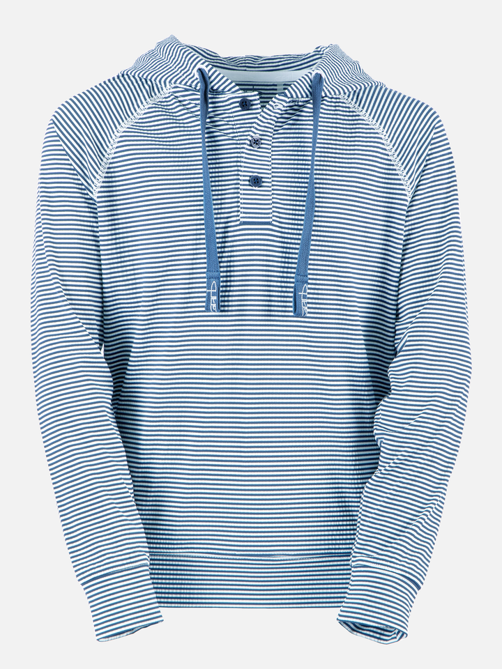 Barron Youth Boys' Seersucker Performance Hoodie