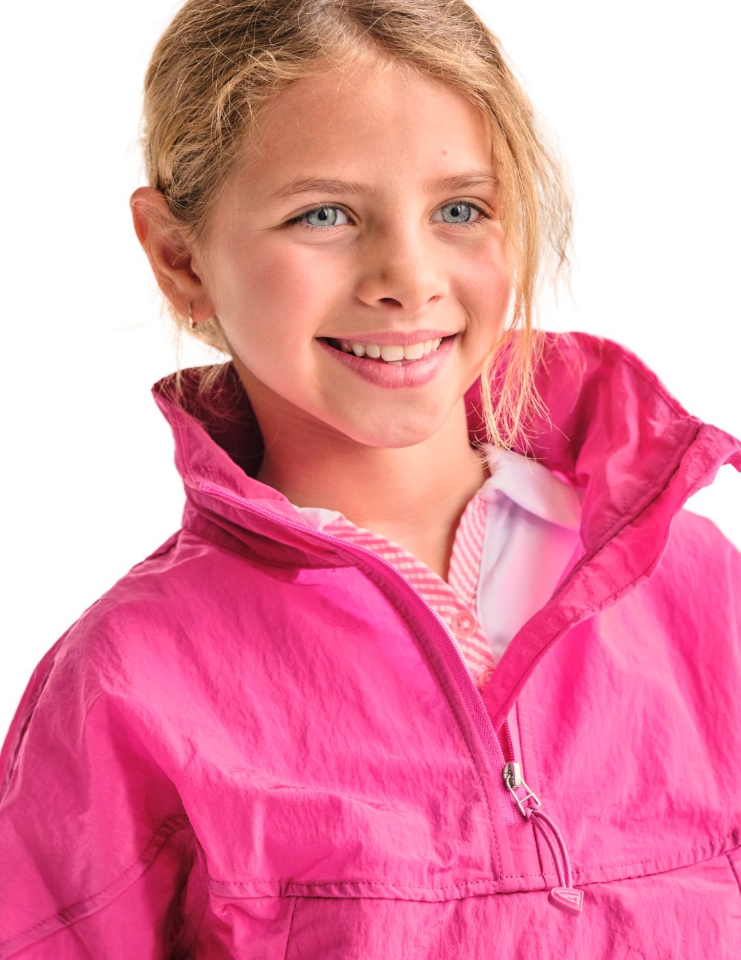 Capri Youth Girls' Pullover Anorak Rain Jacket