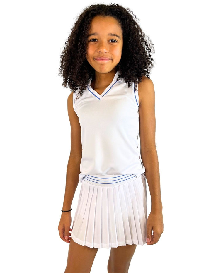 Chloe Toddler Girls' Sleeveless Polo