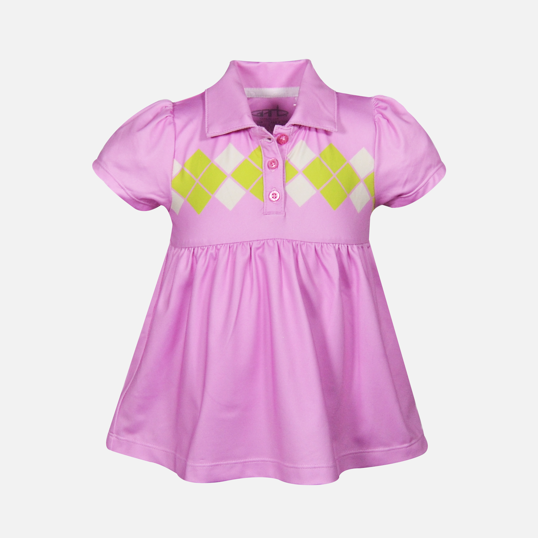 Pink Infant Girls Onesie Dress