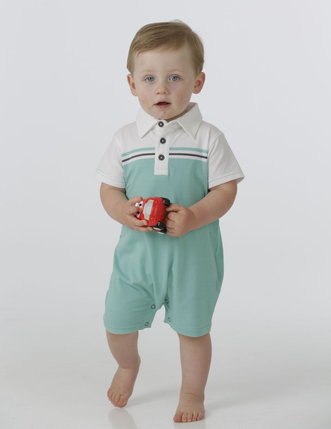 Lewis Infant Boys' Polo Romper