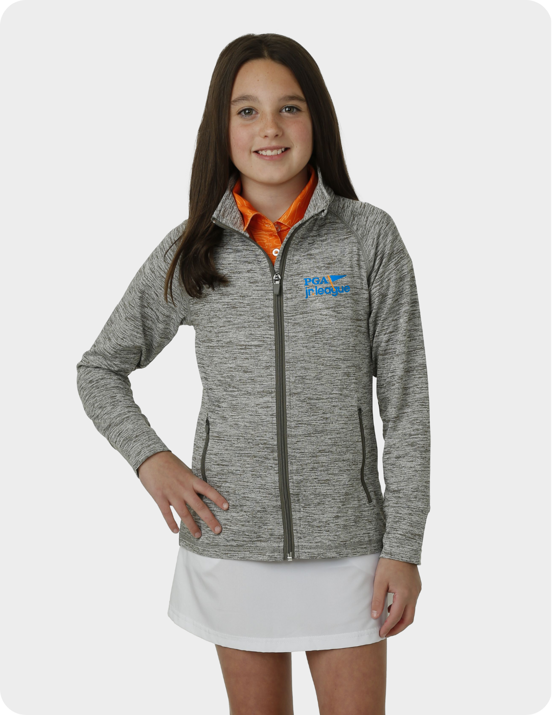 PGA Jr. League Girls' Full-Zip Jacket