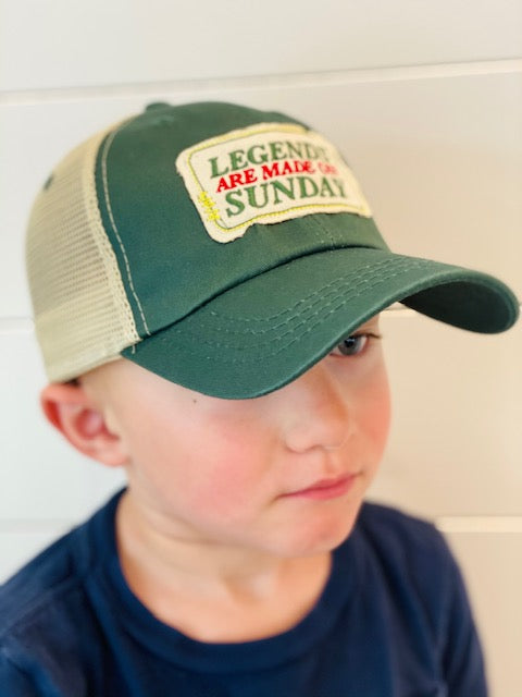 Cole Forest Green Unisex Youth Hat