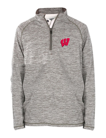 Wisconsin Badgers Youth Boys' 1/4-Zip Pullover